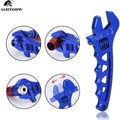Multi-function Adjustable Wrench Aluminium Alloy AN3-AN12 Bathroom Wrench High Quality Plumbing Repair Tool spanner