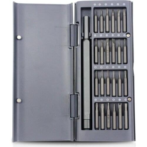 25 in 1 Mobile Phone Opening Repair Tool Set Aluminum Alloy Phillips Torx Slotted Screwdriver Set Phone Watch Repair Tool Kit