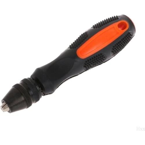 Adjustable Pin Vise Model Hand Drill Tool With Keyless Chuck 0.5-8mm Fit Drill Bits Screwdriver Bit