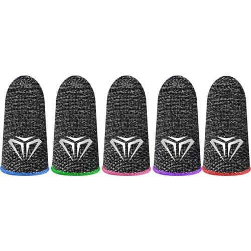 1Pair Gaming Finger Sleeve Breathable Fingertips For PUBG Mobile Games Touch Screen Finger Cots Cover
