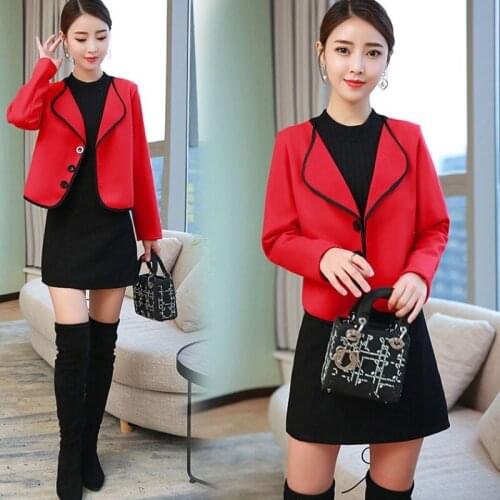 Autumn and winter new womens mothers woolen coat short small slim large cardigan woolen coat women jacket coat women jackets