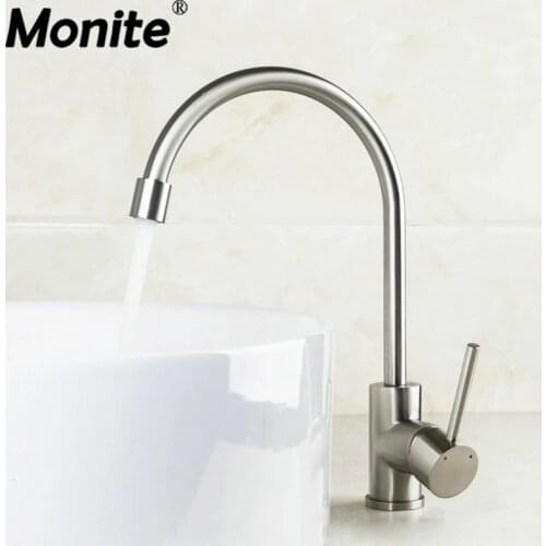 New Brand 2014 Sink Kitchen Faucets Swivel 8472-2 Basin Nickel Brushed Tap Vessel Vanity Lavatory Faucets,Mixers & Taps