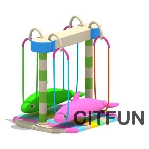 New Design Dolphin Toddler kids fancy electric sports center play ground SD-008C
