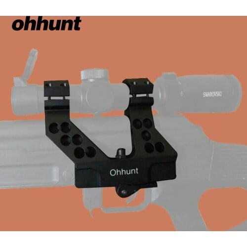 Ohhunt Accessories AK30SM 25.4mm 30mm Quick Detach AK Railed Scope Mount Black for Hunting Rifle Scope