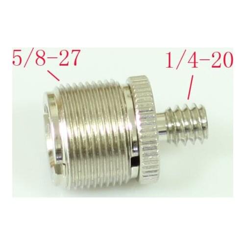 New assembly unit Microphone Screw Thread 1/4"-20 male to 5/8"-27 male Adaptor