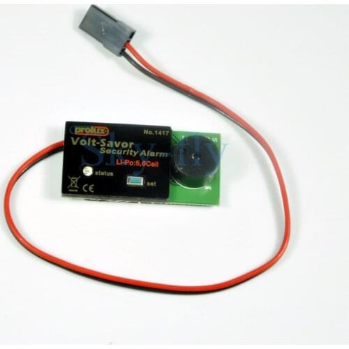 Prolux 1417 RC Airplane Volt-Saver Low Voltage 15-25V 5s 6s Lipo Battery Alarm Sky-fly