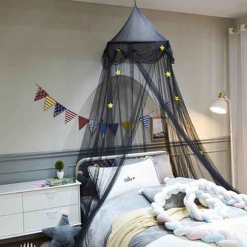 Princess Mosquito Net Palace Door Queen Size Home Single Bed Prevent Insect Outdoor Square Sexy Black Canopy Net