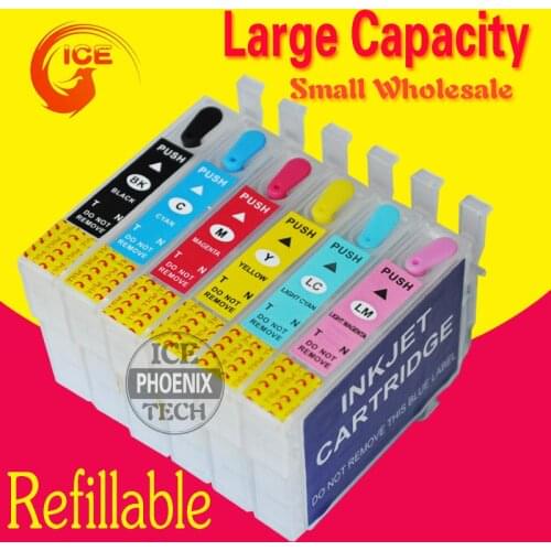 T0481 48 ink cartridge For EPSON Stylus Photo R200 R220 R300 R300M R320 R340 RX500 RX600 RX620 RX640 printer T0481