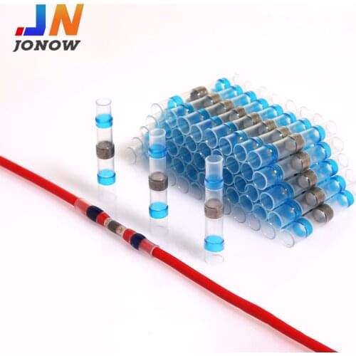 10/50 PCS Heat Shrink Solder Seal Sleeve Terminal Electrical Wire Connector Butt Connectors Waterproof And Insulation Terminals