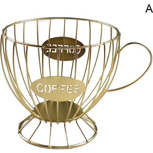 Coffee Capsule Universal Storage Basket Coffee Cup Holder For Home Accessory Pod Hotel Vintage Organizer Coffee Cafe D9W7