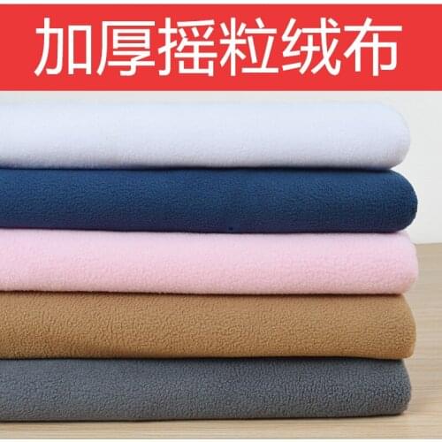 160cmx50cm Thicken Warm Soft Polar Fleece Fabric Fleece Doll DIY Short Plush Coral Fleece Clothing Lining Bedding Pajamas Fabric