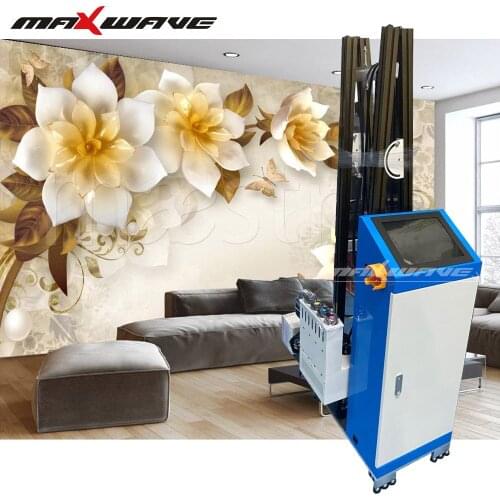 Vertical Kids 3D Wall Art Printer Machine Price CMYKW Digital Color UV Ink Wall Printing Machine Price