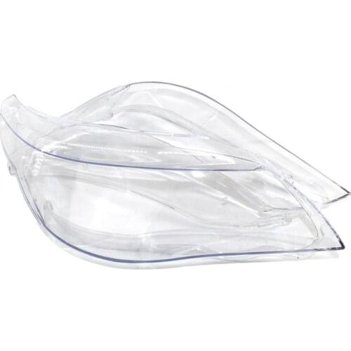 Headlight Cover Protective Clear Plastic Front Headlamp Lens Shell Replacement 63127165570 63127165572 for BMW E60 E61 04-07