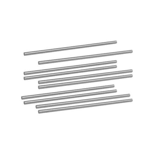 1.0 1.1 1.2 1.3 1.4 1.5 Dia 200mm Length HSS Round Shaft Rod Bar Lathe Tools Gray 10pcs