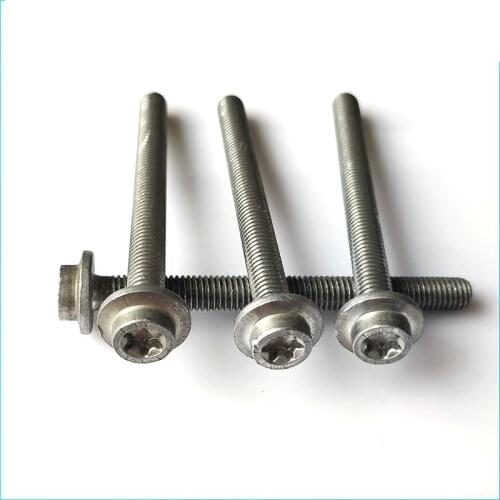 1pcs For VW Audi A6 C7 C8 A4 B8 B9 generator screw oil pan fixed aluminum screw M8X85 original
