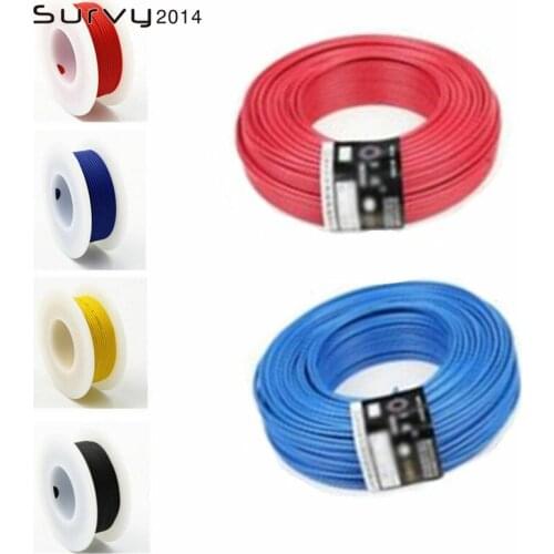 10 Meters Flexible Stranded of UL-1007 24AWG Wire Cable UL1007 Wire 24awg 1.4mm PVC Electronic Cable UL Certification ZK30