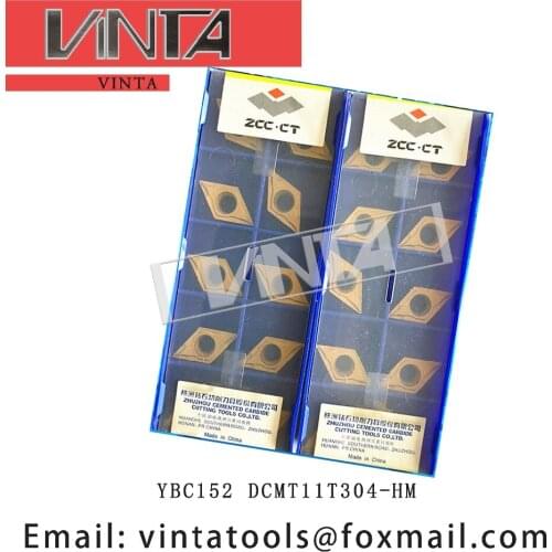 High quality 10pcs/lots YBC252 YBD102 YBC151 YBM251 YBC152 YBG202 YBD152 YBC251 DCMT11T304-HM cnc carbide turning inserts