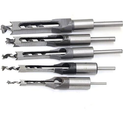 15mm/16mm 18mm 19mm 25mm 30mm Square Hole Mortiser Drill Bit Mortising Chisel Woodworking Electric Drill Tools Mayitr drills