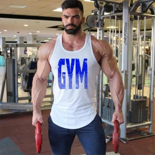2021 New Summer Mesh Gyms Tank Top Men Bodybuilding Stringer Silm Fit Vest Mens Sexy Singlet Sportswear Sleeveless shirt