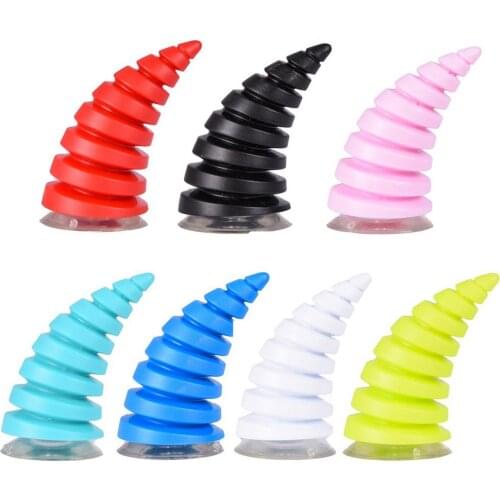 Car Motorcycle Helmet Devil Horns Claw Sticker Sucker Motocross Full Face Off Road Helmet Decor Party Cosplay Props Auto Styling