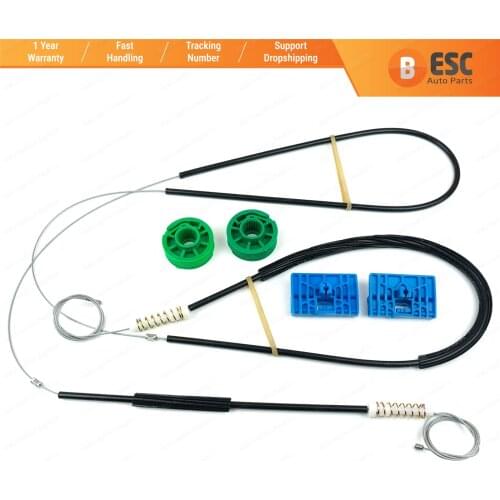 ESC Auto Parts EWR324 Window Regulator Repair Kit Front Right Door 4 B0837398, 4 B0837462 for Audi A6 C5 Ship From Turkey