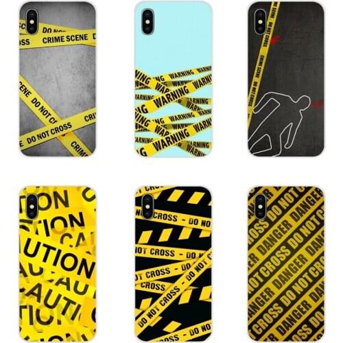 Cover For HTC One U11 U12 X9 M7 M8 A9 M9 M10 E9 Plus Desire 630 530 626 628 816 820 830 Yellow bundle crime scene Novelty Fundas