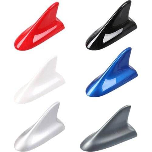 For V-W Nissan Honda BMW Toyota Camry Shark Fin Decoration Antenna Car Aerial Roof Accessories White Red Silver Black