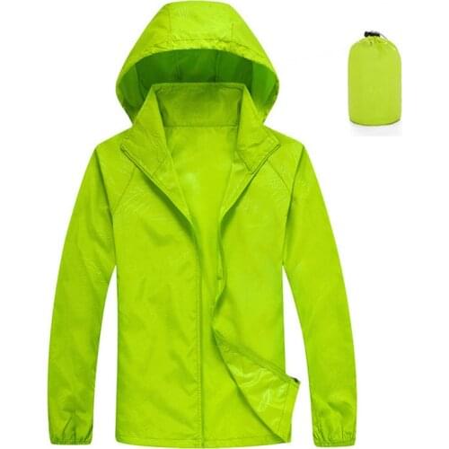 Mens Womens Skin Quick Dry Hiking Jacket Waterproof Sun UV Protection Coats Outdoor Sports Fishing Skin Camping Running Jacket