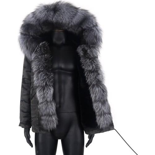 2021 Fashion Designer Man Winter Coat Waterproof Jacket for Cold Weather with Fox Fur Collar Brand Men Clothing