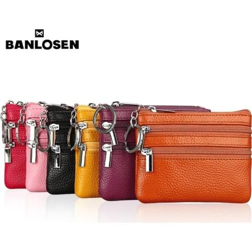 Genuine Leather Small Wallet Women Coin Bag Womens Wallets and Purses Leather Wallet Small Clutch Bag Carteira Feminina