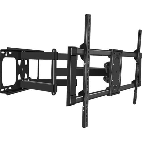 HILLPORT TV Wall Mount Full Motion Telescopic Frame Rotating Bracket Large Size LCD LED Plasma Flat 55-90″ Load 165Lbs DY888S