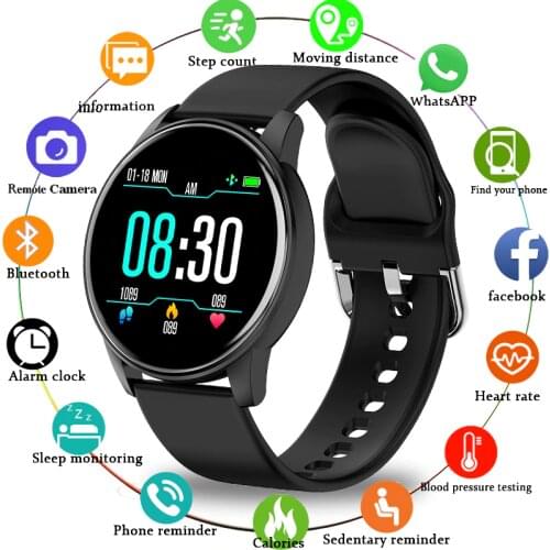 LIGE 2020 New Smart Watch Men Sport Multifunction Mode Heart Rate Blood Pressure Monitoring Replaceable Strap Women Smartwatch