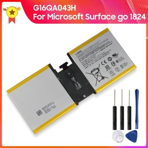 Original Battery G16QA043H for Microsoft Surface Go 1824 Replacement Quality Phone Battery 3411mAh +Tool