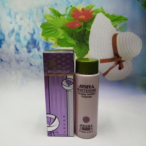Jisha WHITENING Ginseng Nutrition Cloeanser Deep Clean Oil Control Remover Melanin Moisturizing Skin Care