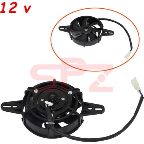 Suitable for 200cc 250cc 300cc mud pit bicycle motorcycle ATV quaternary oil cooler water radiator electric 12V cooling fan