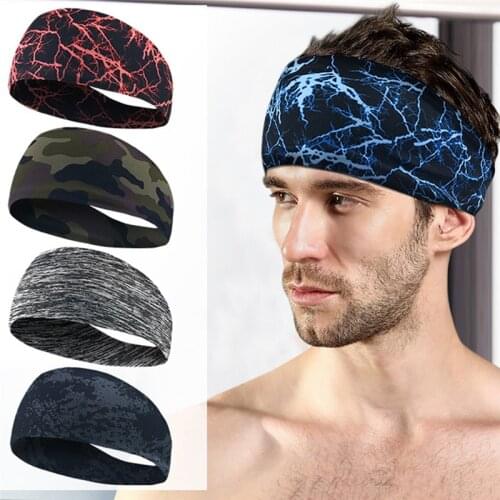 Absorbent Cycling Yoga Sport Sweat Headband Men Sweatband For Men and Women Yoga Hair Bands Head Sweat Bands Sports Safety