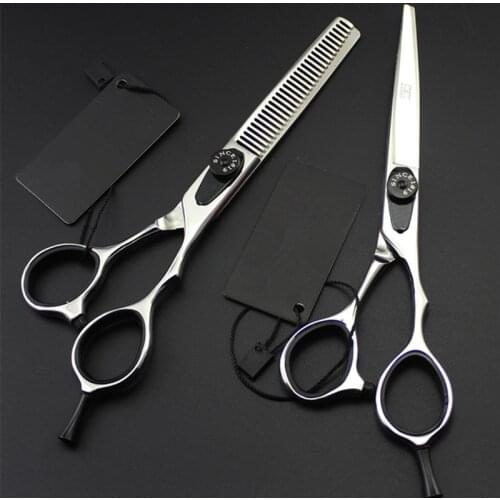 Professional Japan 440c 5.5 / 6 '' cut hair scissors haircut scissor thinning barber makas cutting shears hairdresser scissors
