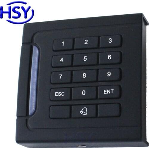 RFID Access Control Keypad Reader 125Khz Proximity ID EM Card 13.56Mhz HF MF IC Cards Keyboard Readers
