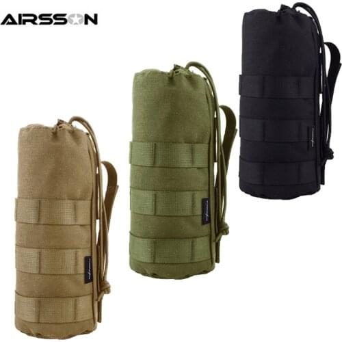 1.5L Tactical Molle Water Bottle Pouch Holster 1000D Portable Military Kettle Bag Outdoor Hydration Carrier for Camping Hiking