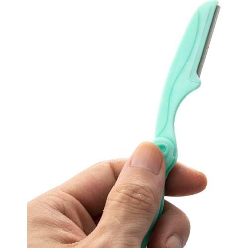 1PCS 3colors Eyebrow Scraper Eyebrow Trimmer Beauty Eyebrow Trimming Tool Safety Easy To Use Womens Eyebrow Trimming Tool