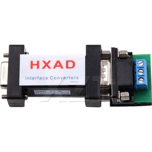 AT 1PCS NEWEST DB9 female male RS-232 RS232 to RS-485 RS485 Interface Serial Adapter Converter widely used