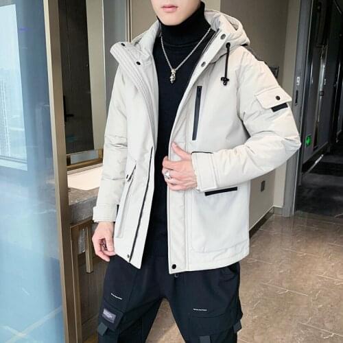 HCXY winter jacket men parkas brand clothing fashiong mens thicken coats warm hooded jacket male