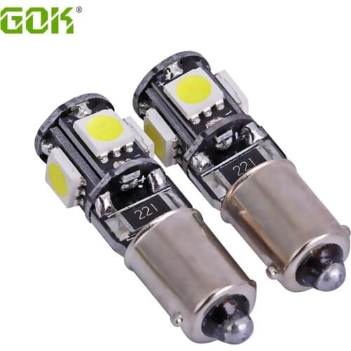 50pcs/lot t10 w5w ba9s 5LED 5050 smd ba9s led canbus 5smd Error Free,t4w car lights,182 car led,ba9s led canbus car styling