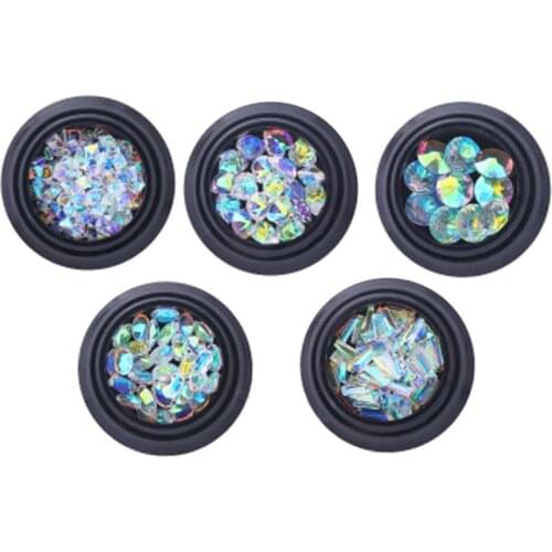 Micro-drilled Smashed Small Broken Diamond Crystal Sand Mixed Super Flash New York Storm For UV Resin Epoxy Mold Decoration