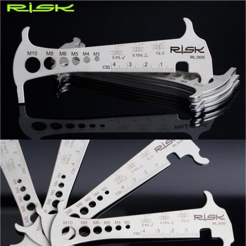 Multi-function Three-in-one Chain Wear Measuring Device Nut Measurement Chain Hook Repair Tool