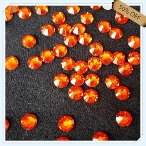 High quality free shippingss10 2.9mm HYACINTH color for nail art ;14 cutting facets 7 big and 7 small