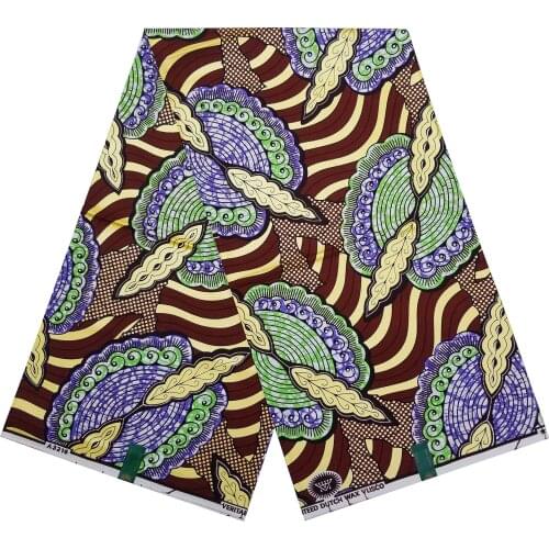 100%Cotton Ankara Fabric African Real Gold Wax Print Fabric Veritable Soft99 Nigerian Dress Material For Sewing By The Yards SP