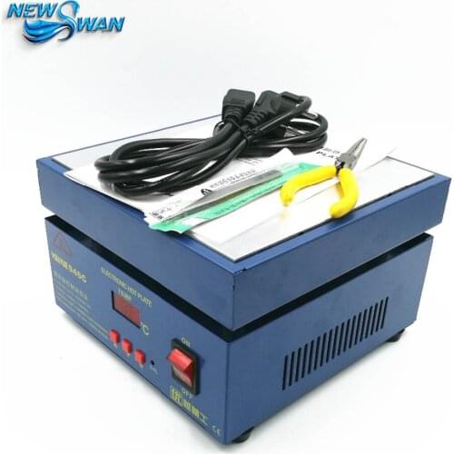 110/220V 800W 946C Electronic Hot Plate Preheat Preheating Station 200x200mm For PCB SMD Heating Work With pliers