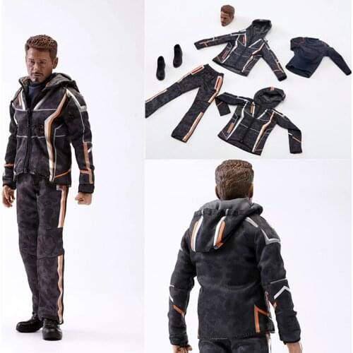 1/6 Tony Nano Combat Uniform Set XT-00116 with Head Sculpt Male Soldier Clothes Model Fit 12'' Action Figure Dolls