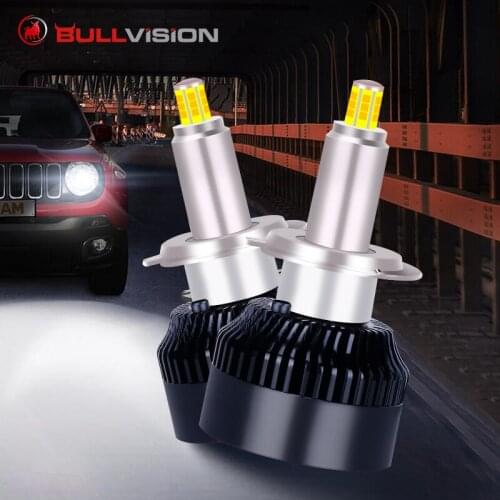 Bullvision 9006 Led Hb4 Headlight 12V 360 9005 Hb3 Led Light For Car Csp H1 9012 Hir2 H8 H9 H11 H7 Fog Bulb Super Bright 30000Lm